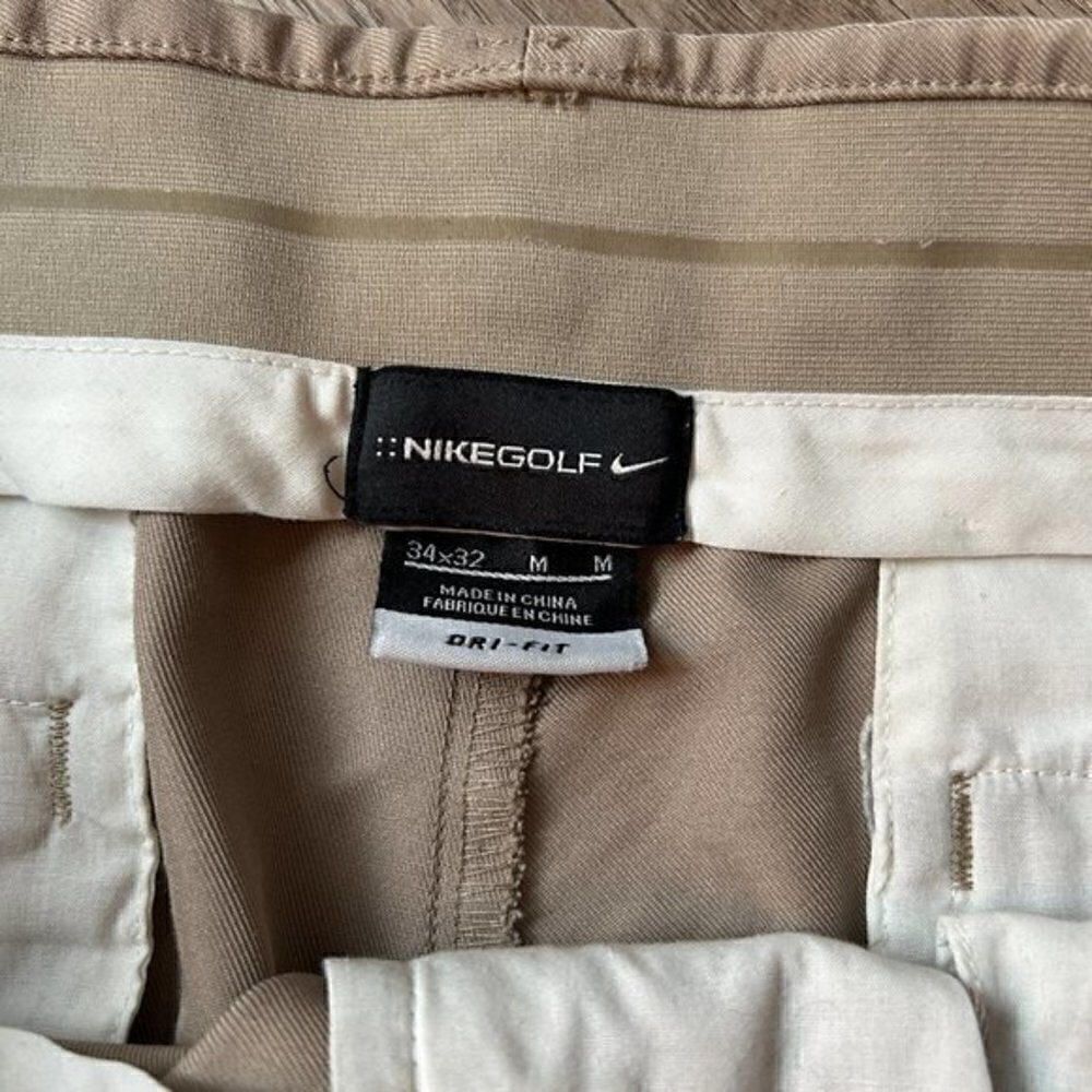 Nike Men's Golf Khaki Pants Size 34x32 - Picture 4 of 7
